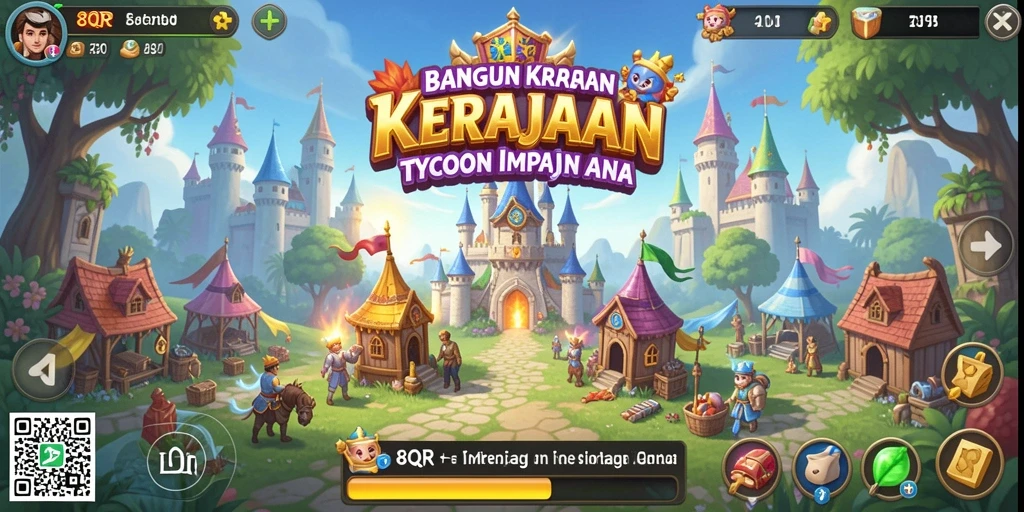 Tampilan gameplay 8QR yang penuh tantangan Tycoon.