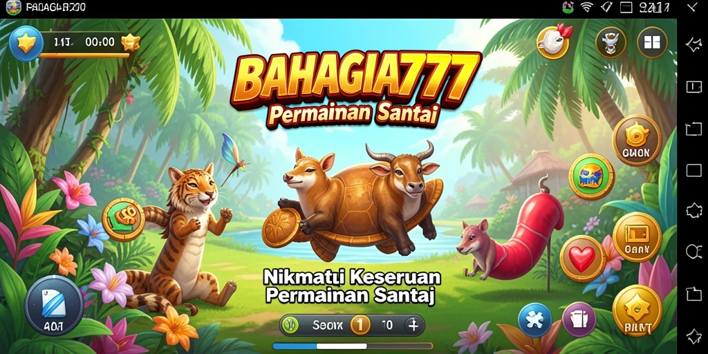 Tampilan gameplay BAHAGIA777 yang mengasyikkan dan penuh warna.