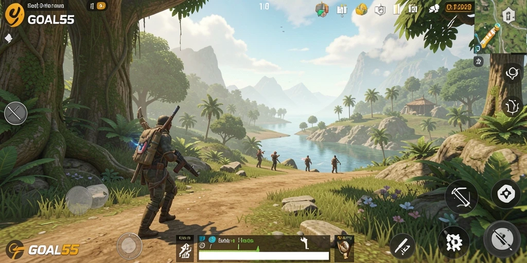 Tangkapan layar gameplay yang menampilkan eksplorasi dunia terbuka.