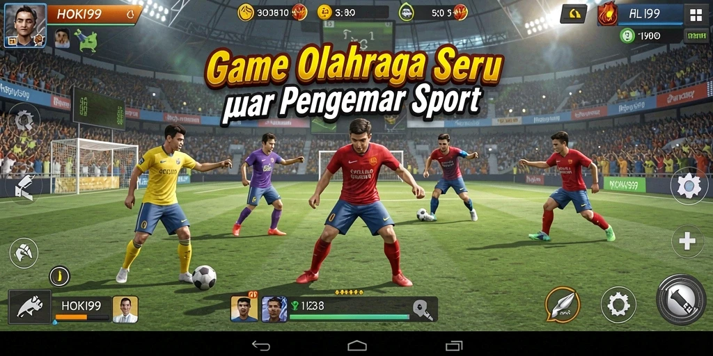 Tampilan gameplay HOKI99 yang menegangkan di lapangan.