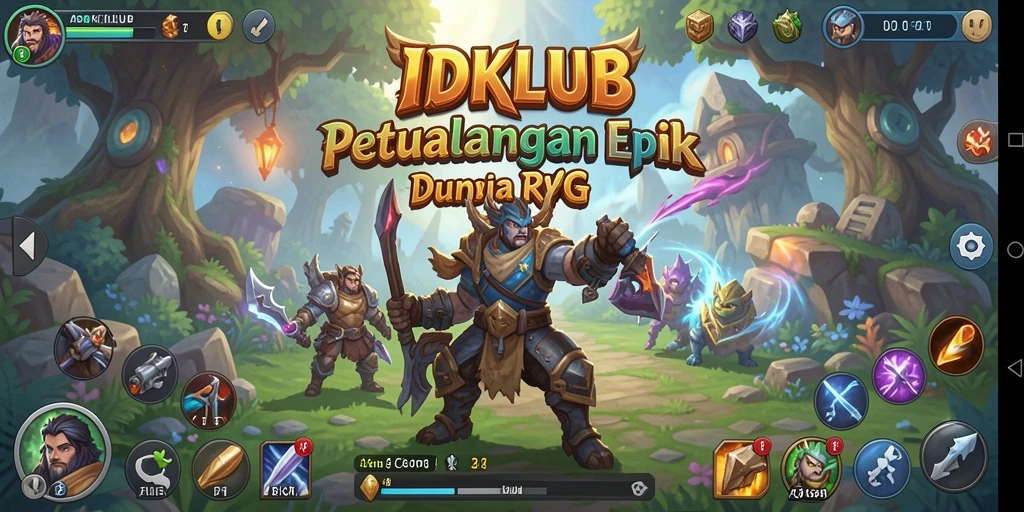Tampilan menarik dari gameplay IDKLUB yang penuh aksi dan petualangan.