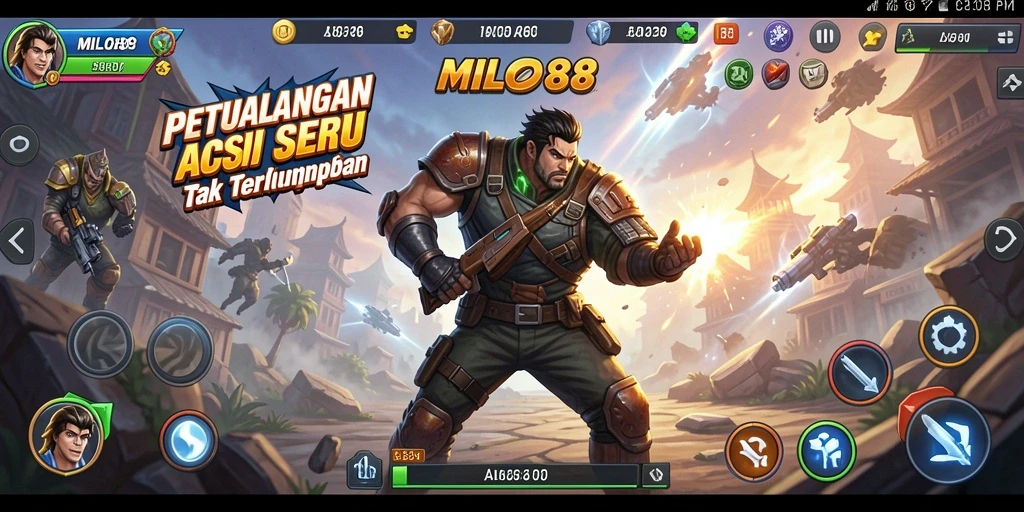 Screenshot MILO88 menampilkan aksi seru dalam pertempuran langsung.