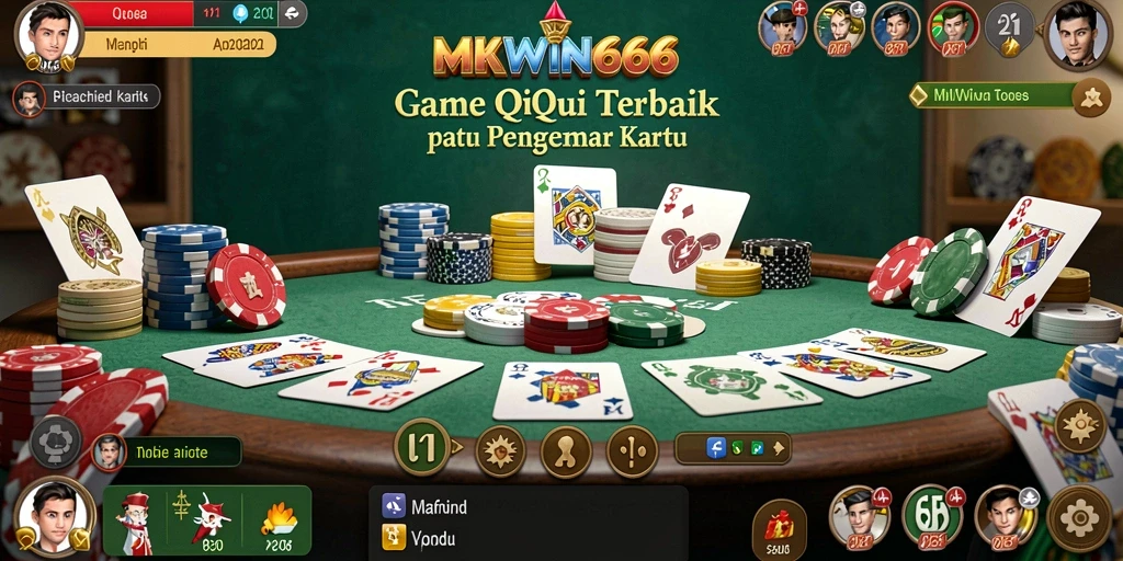 Tampilan menarik dari gameplay MKWIN666 dalam QiuQiu.