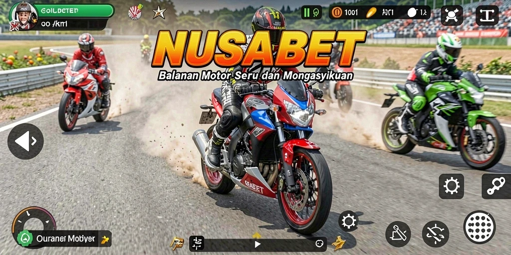Tampilan menarik dari gameplay NUSABET yang mendebarkan.