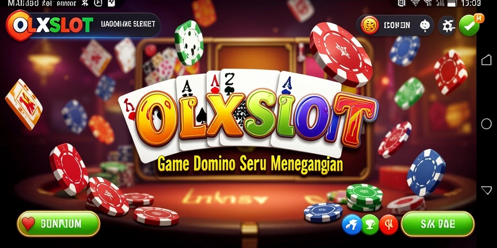 Tampilan menarik gameplay Domino di OLXSLOT.