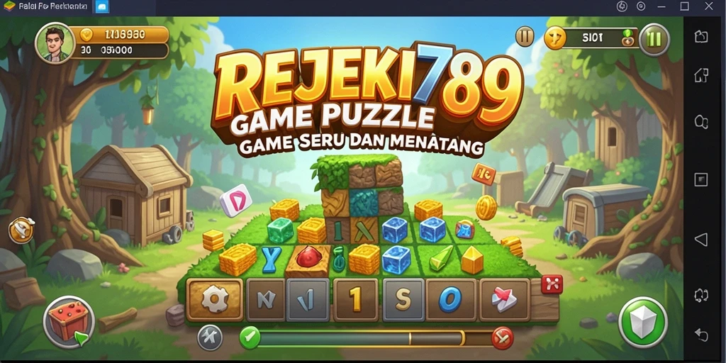 Screenshot gameplay REJEKI789 yang menampilkan level Puzzle yang menarik.