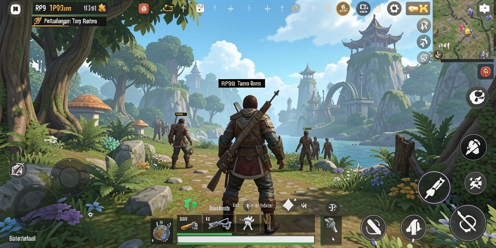 Tampilan mendalam dari gameplay Open World di RP99.