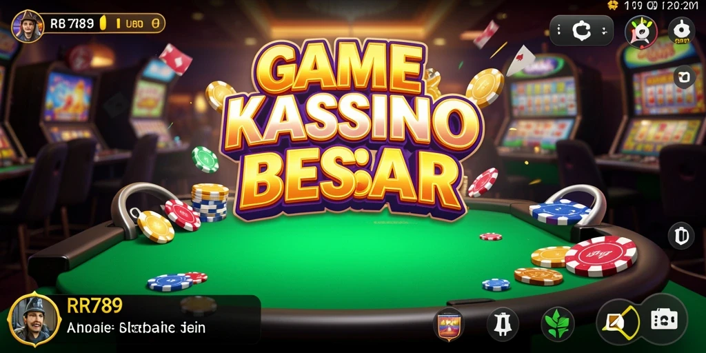 Tampilan gameplay menyenangkan di aplikasi Kasino RR789.