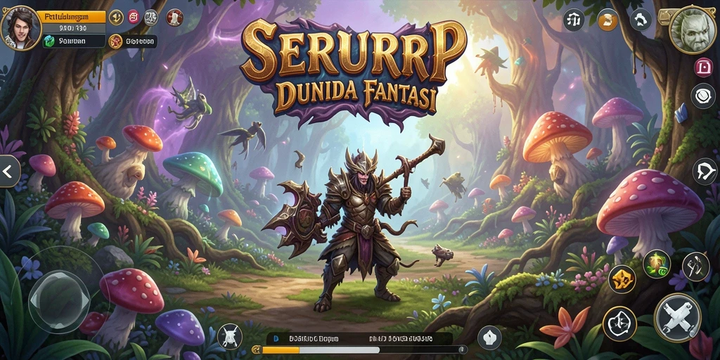Tampilan gameplay SERURP dengan aksi RPG yang seru dan menegangkan.