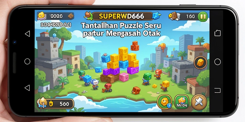 Gameplay SUPERWD666 dengan berbagai teka-teki menantang.