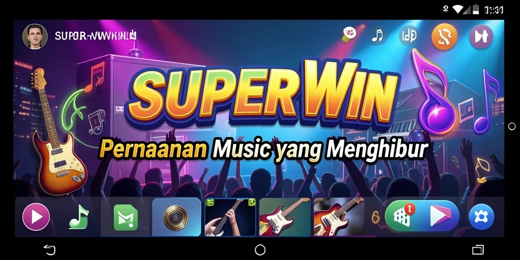 Tampilan screenshot SUPERWIN menampilkan gameplay yang seru.