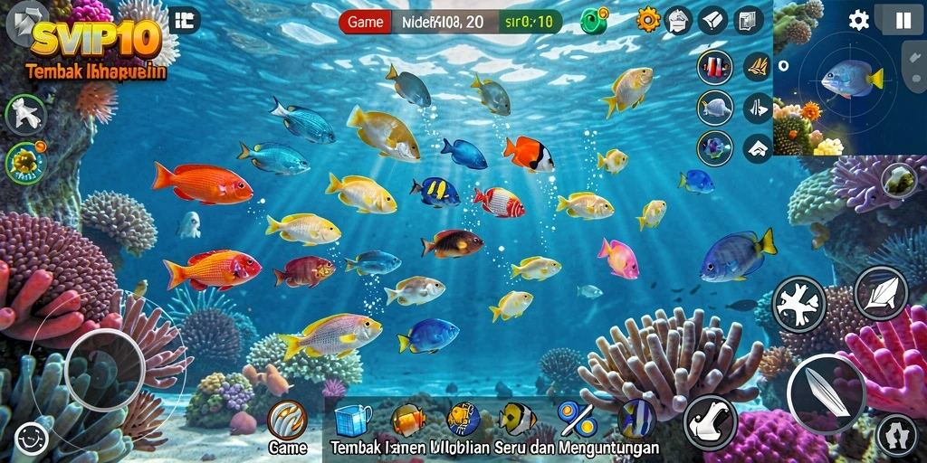 Screenshot gameplay Tembak Ikan yang seru dan penuh aksi.