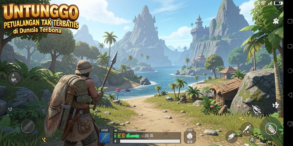 Tampilan seru gameplay Open World di UNTUNGGO yang penuh aksi.