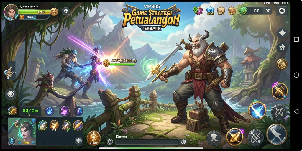 Tampilan gameplay menarik dari VIP805 dengan grafik menawan.