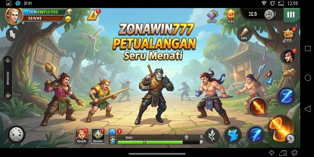 Tampilan gameplay ZONAWIN777 yang menarik di dunia petualangan.